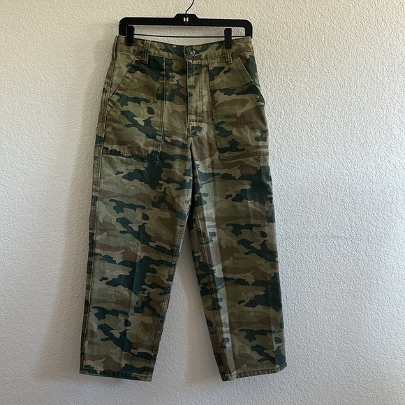 We The Free by Free People Remy Crop Camo Pants - Picture 3 of 9